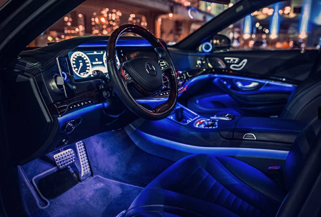 Black Tie Car Service luxury vehicle interior